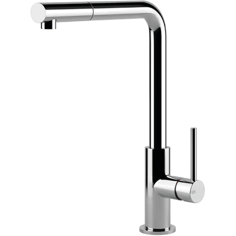 GESSI: Hochdruck- Einhebelmischbatterie DELIA mit Brause, Mischbatterie, 17835 21,8 cm