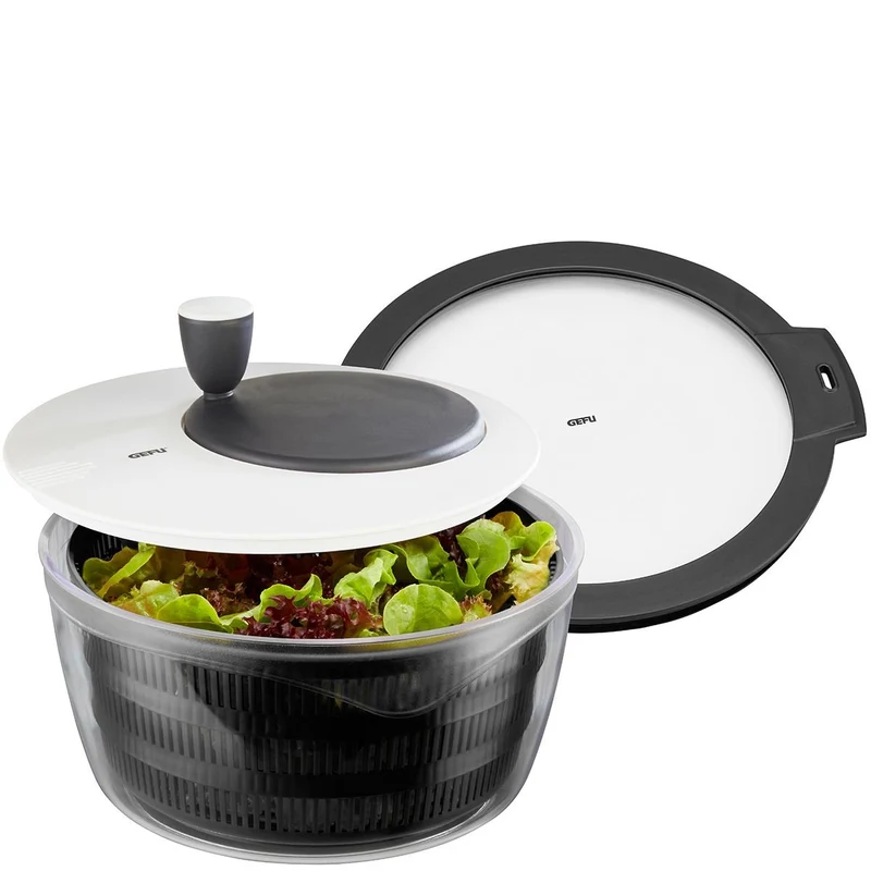 Gefu, Salatschleuder Rotare + Frischhaltedeckel