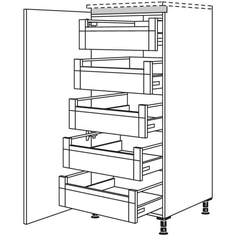 nobilia Highboard NHI50 50 cm
