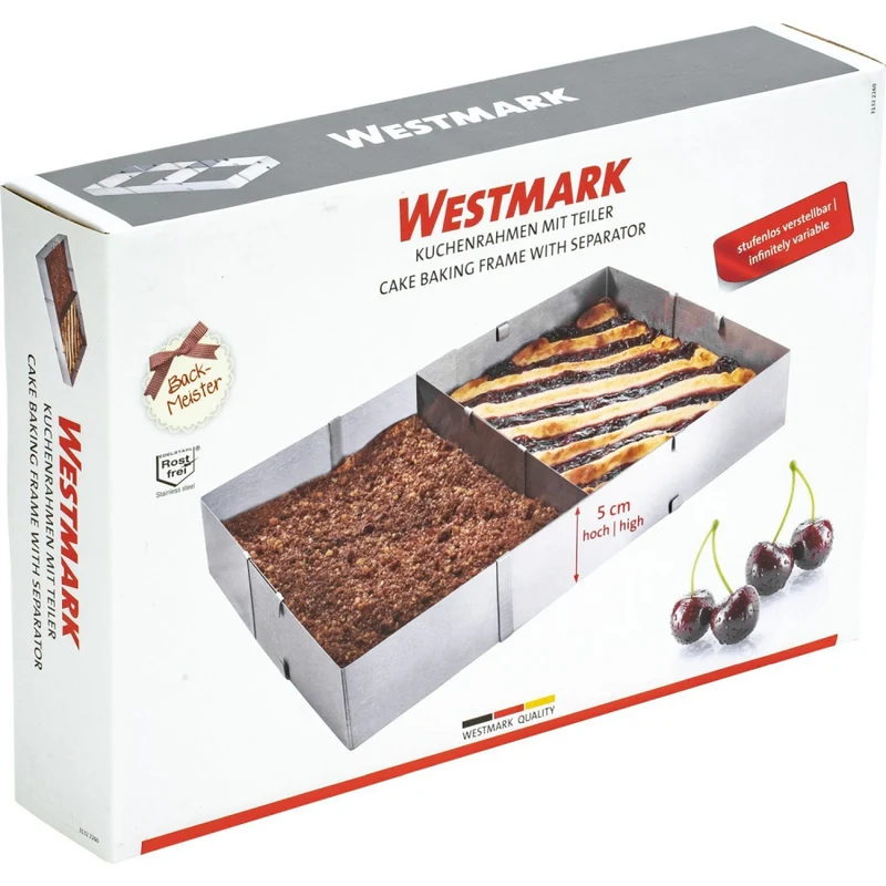Kuchenrahmen mit Teiler