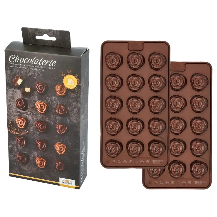 RBV Birkmann, Chocolaterie Rose, Einzelform, 2 Stück