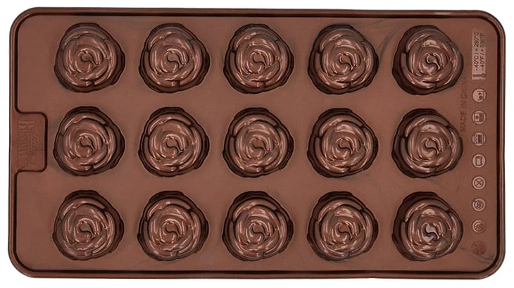 RBV Birkmann, Chocolaterie Rose, Einzelform, 2 Stück