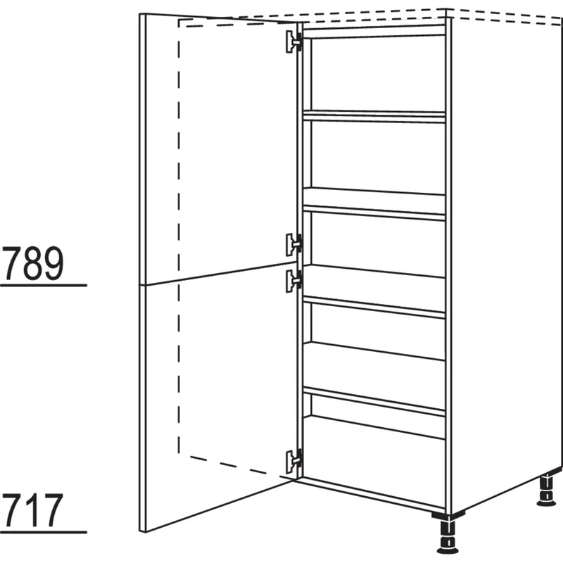 nobilia Eck-Highboard HDE100-60