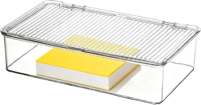 Aufbewahrungsbox für den Schreibtisch, staubdicht, mit Deckel