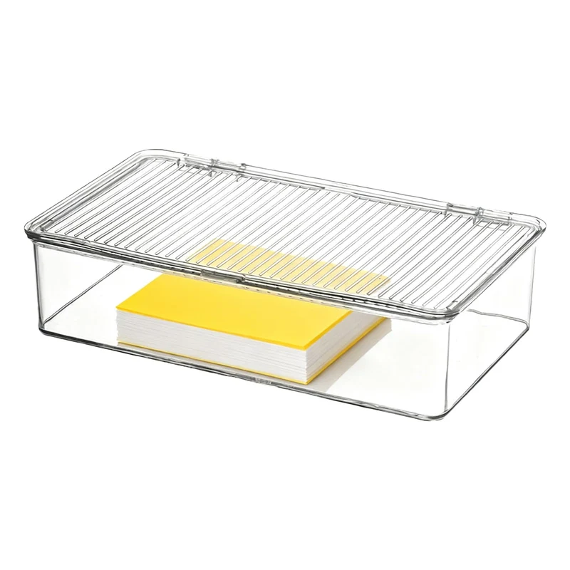 Aufbewahrungsbox für den Schreibtisch, staubdicht, mit Deckel