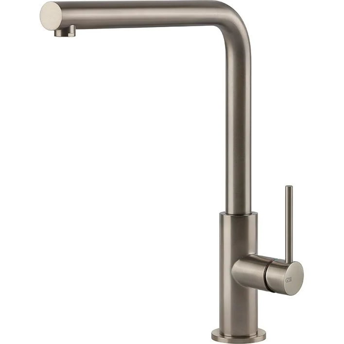 GESSI: Hochdruck- Einhebelmischbatterie DELIA, Mischbatterie, Edelstahloptik 17832 21,2 cm
