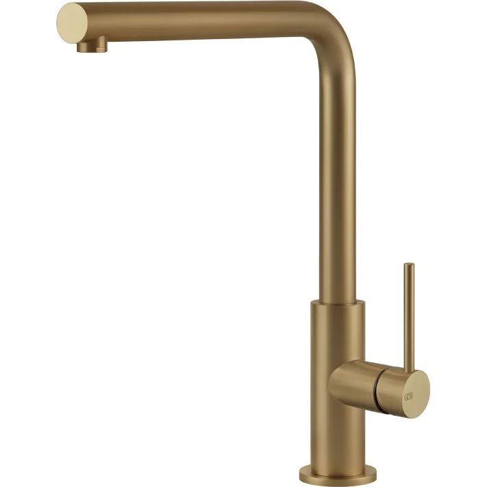 GESSI: Hochdruck- Einhebelmischbatterie DELIA, Mischbatterie, Gelbgoldfarbig 17830 21,2 cm