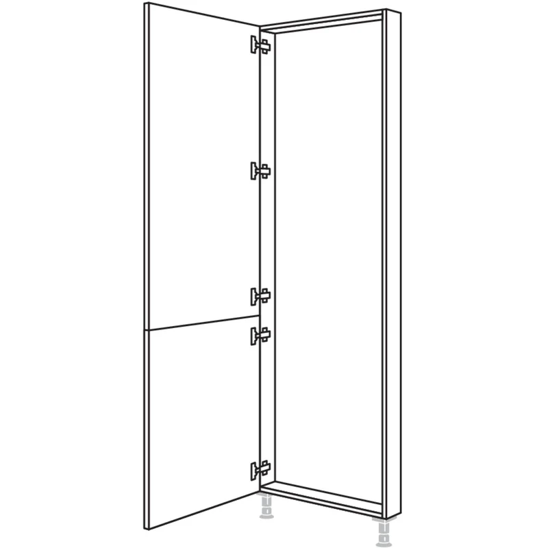 nobilia XL-Hochschrank-Rahmenteil HRTD40-1X 40 cm