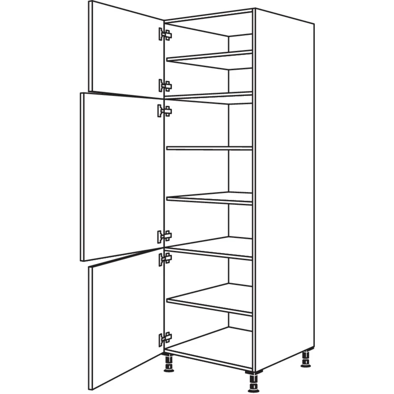 nobilia XL-Geschirr-/ Vorratsschrank H50-1X 50 cm