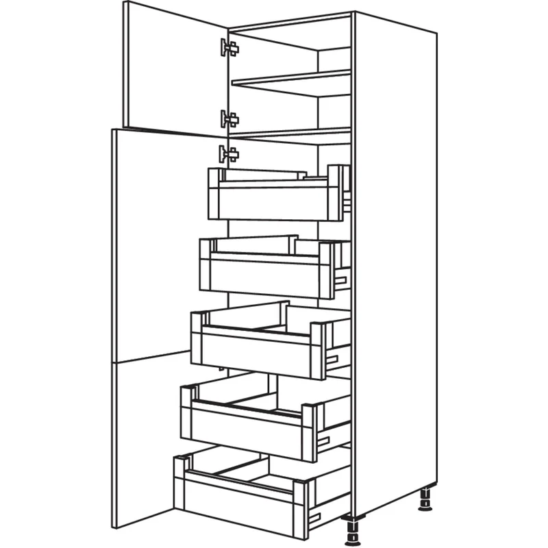 nobilia XL-Hochschrank HI50-1X 50 cm