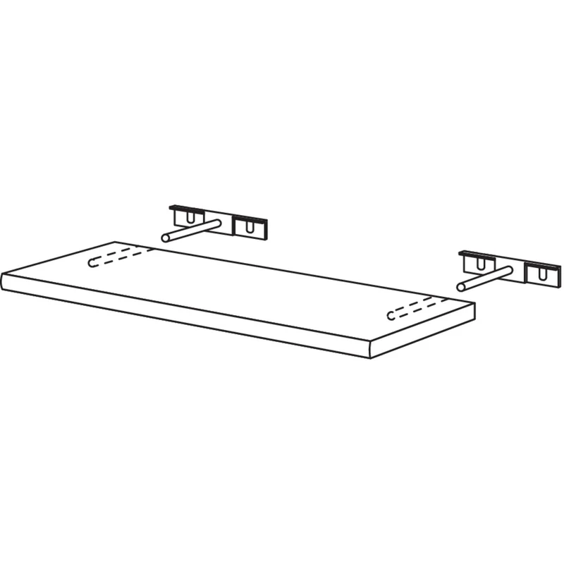 nobilia Wand-Steckbord, 25 mm stark WB2555 55 cm