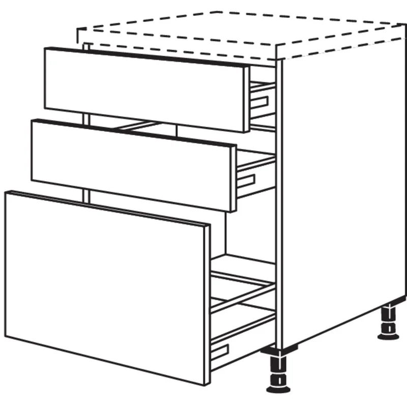 nobilia XL-Auszugschrank UD2SA90-X 90 cm