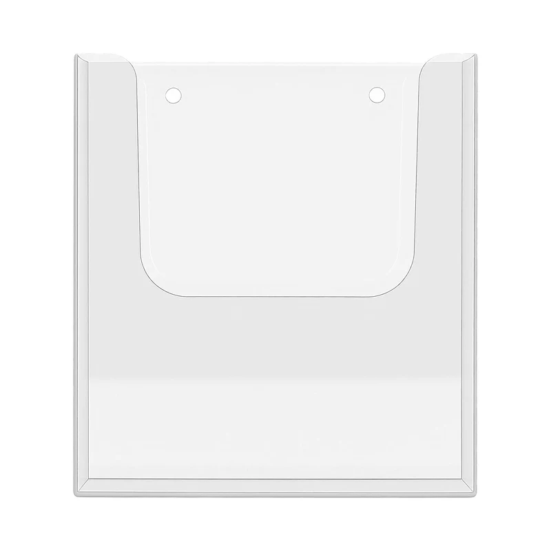 3 Stück Prospekthalter Wand A4, Acryl Flyerhalter Wand Magazinhalter A4 Wandprospekthalter, Transparent Zeitschriftenhalter Hängend mit Schrauben für Büro Restaurant Rezeption