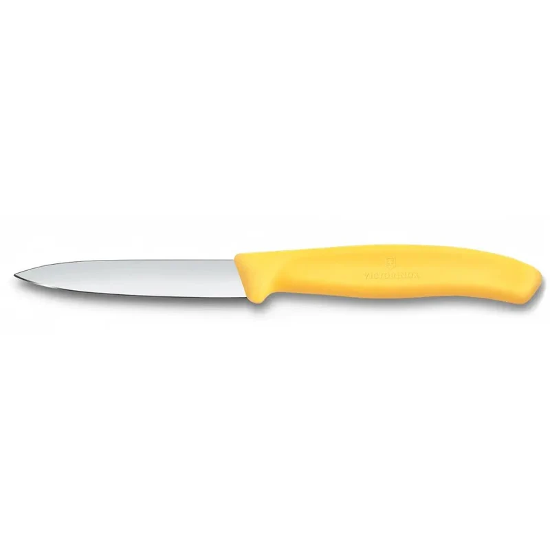 Victorinox, Swiss Classic, Gemüsemesser, 8cm, gerade, Mittelspitz, gelb