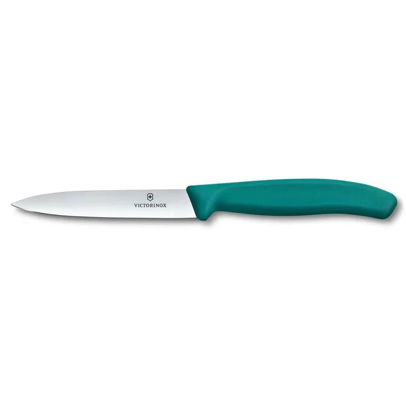 Victorinox, Swiss Classic, Gemüsemesser 10cm, gerade, Mittelspitz, grün