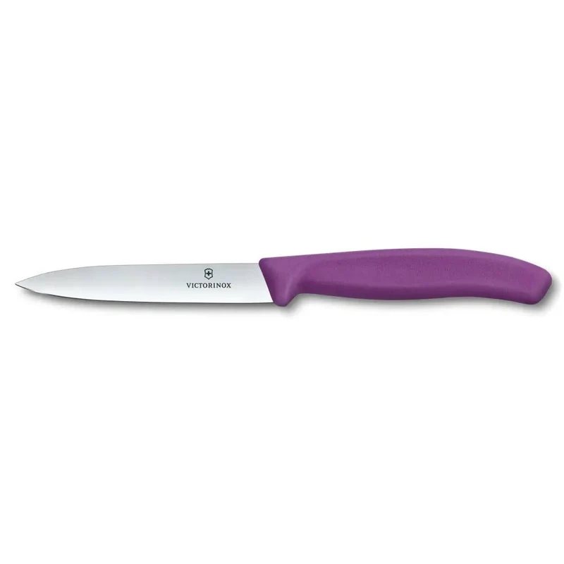 Victorinox, Swiss Classic, Gemüsemesser, 10cm, gerade, Mittelspitz, violett