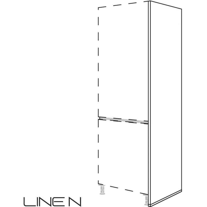 nobilia XL-LINE N-Abschlusswange NHWA50-1X