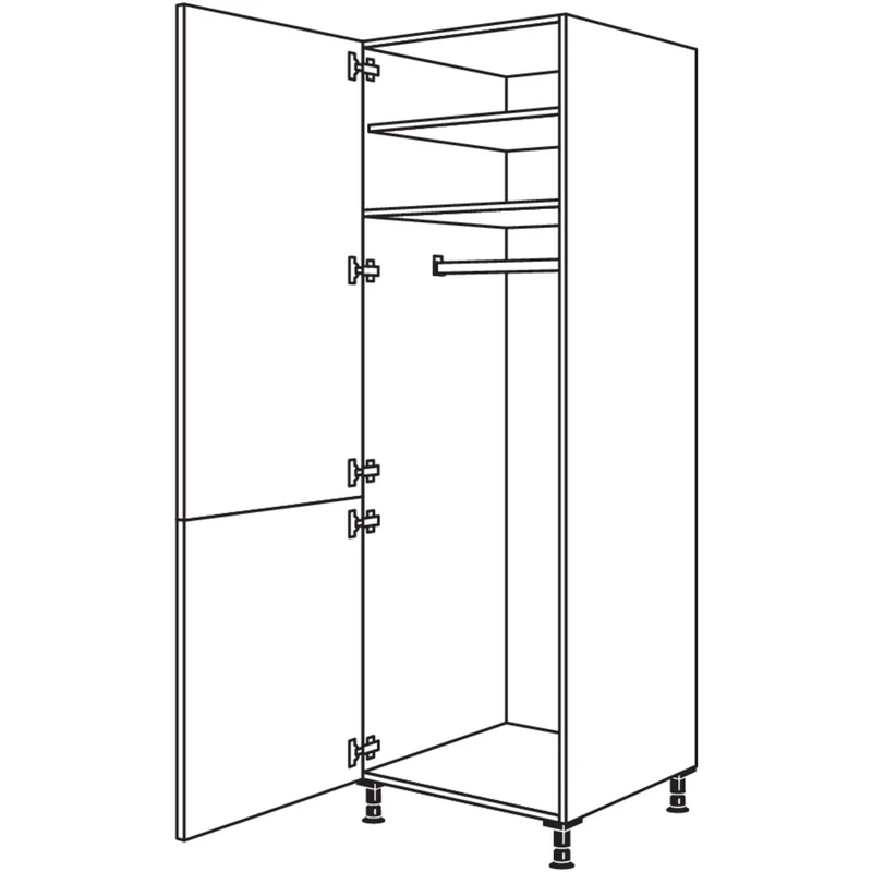 nobilia XL-Garderobenschrank HDWG40-1X 40 cm