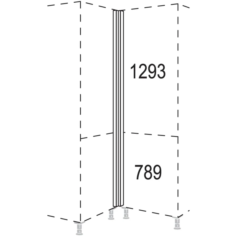 nobilia XL-Winkelpassstück NHPE-V-1X