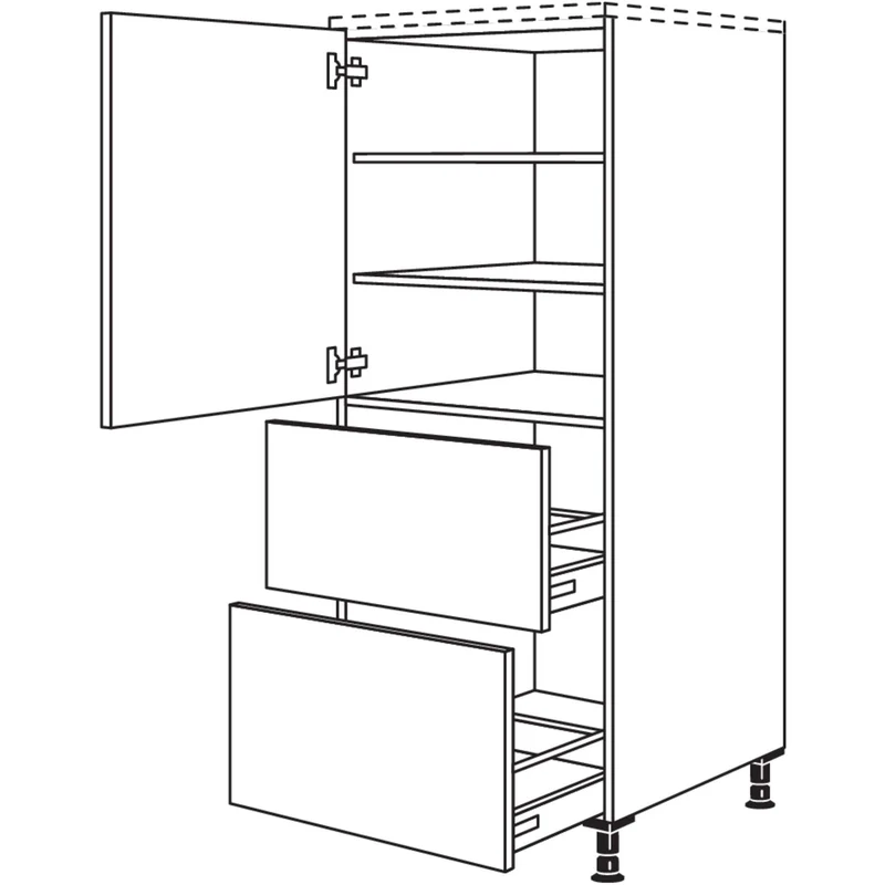 nobilia XL-Highboard HD2A50-X 50 cm