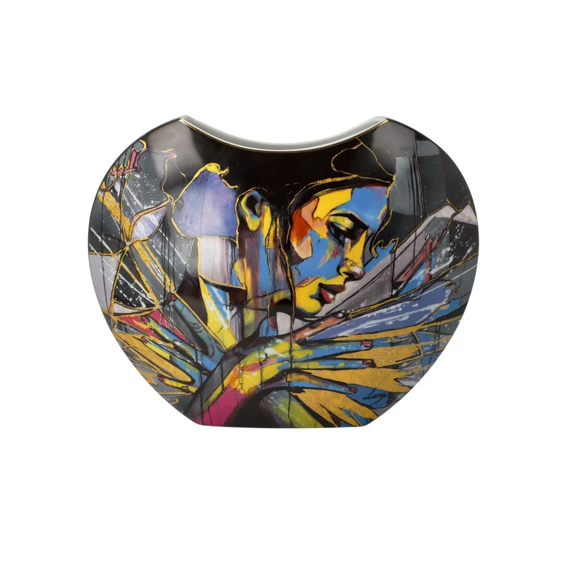 Goebel Artis Orbis Lana Frey Vase 'Fire in the belly 21' 2023