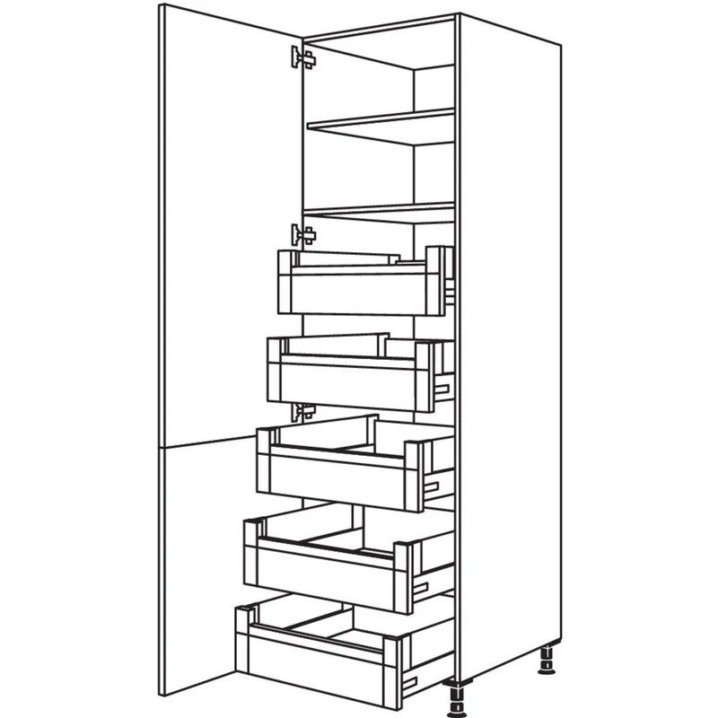 nobilia XL-Hochschrank HDI50-3X 50 cm