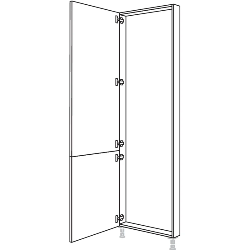 nobilia XL-Hochschrank-Rahmenteil HRTD40-3X 40 cm