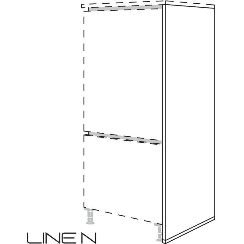 nobilia LINE N-Abschlusswange NHWA50