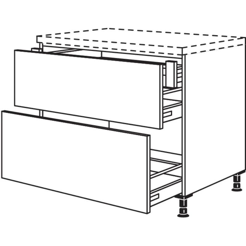 nobilia XL-Auszugschrank UI2DA45-X 45 cm