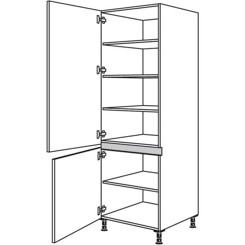 nobilia Geschirr-/ Vorratsschrank NH40-1 40 cm