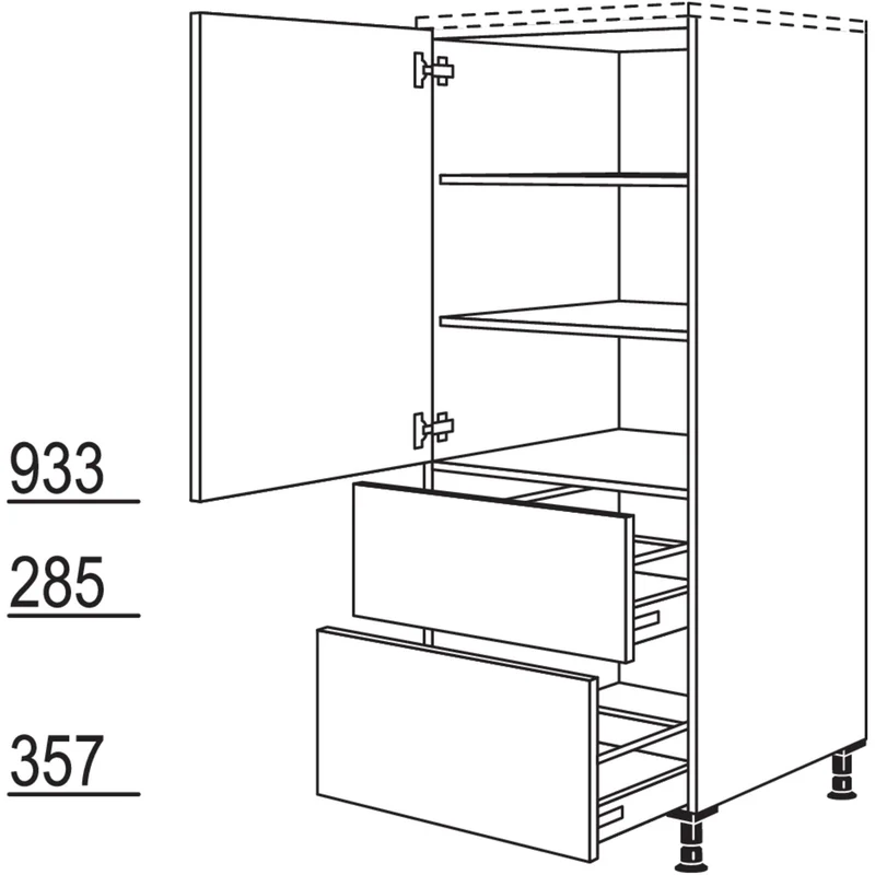 nobilia XL-Highboard H2A30-X 30 cm