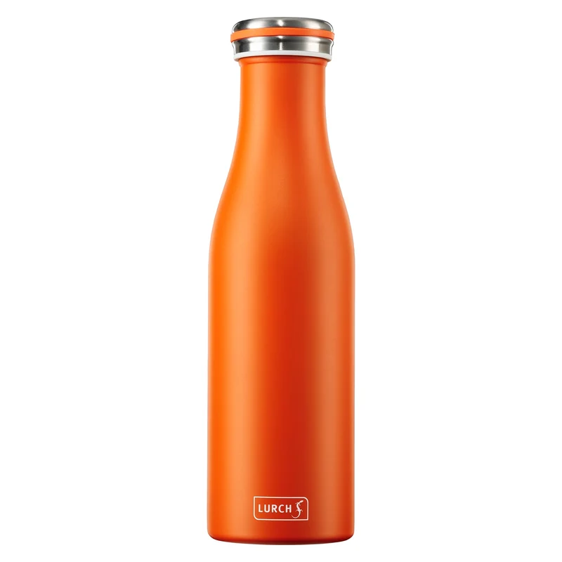 LURCH, Isolier-Flasche Edelstahl 0,5l orange