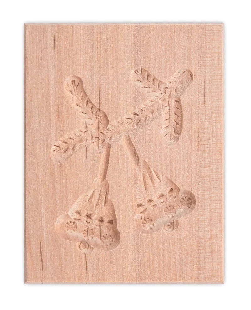 Städter, Springerle-Model Zweig mit Glocken Birnbaum, 5,5 x 7cm