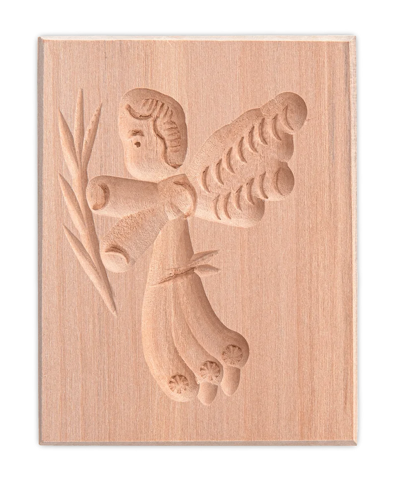 Städter, Springerle-Model Engel Birnbaum, 5,5 x 8cm