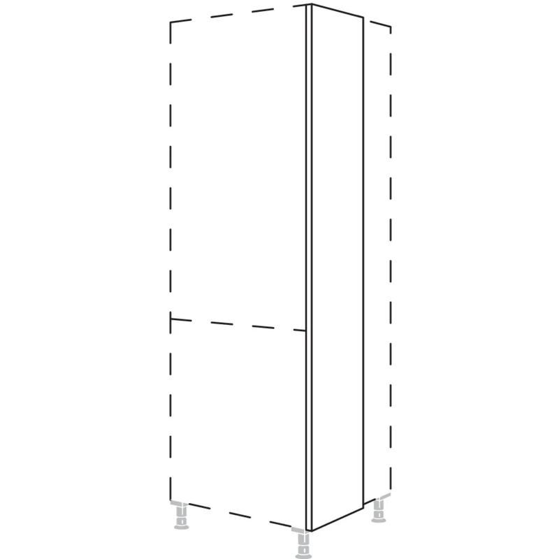 nobilia XL-Zwischenwange HWZ25-1X
