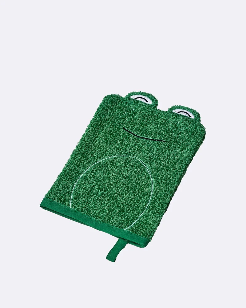 chic.mic 'Baumwolle wash cloth frog, Waschlappen Frosch'