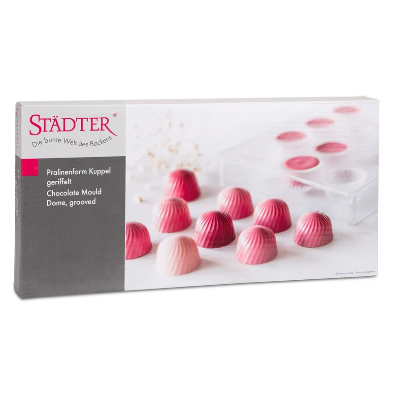 Städter 'Pralinenform Kuppel geriffelt, Transparent'