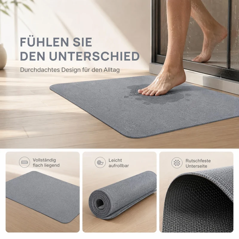 Bodenschutzmatte Bürostuhl, 100x150cm rutschfeste Kratzfeste Unterlage