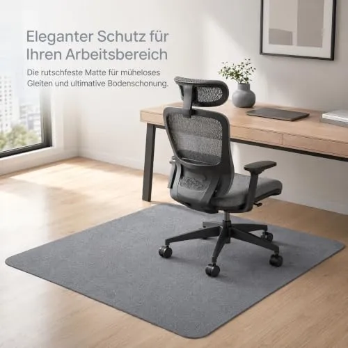Bodenschutzmatte Bürostuhl, 100x150cm rutschfeste Kratzfeste Unterlage