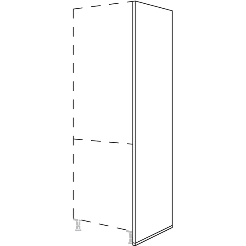 nobilia XL-Abschlusswange HWA25-1X
