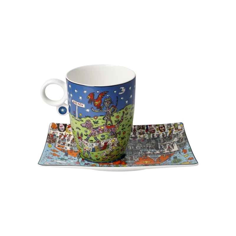 James Rizzi - All Roads Lead to Bremen, Goebel, Künstlertasse, 2024