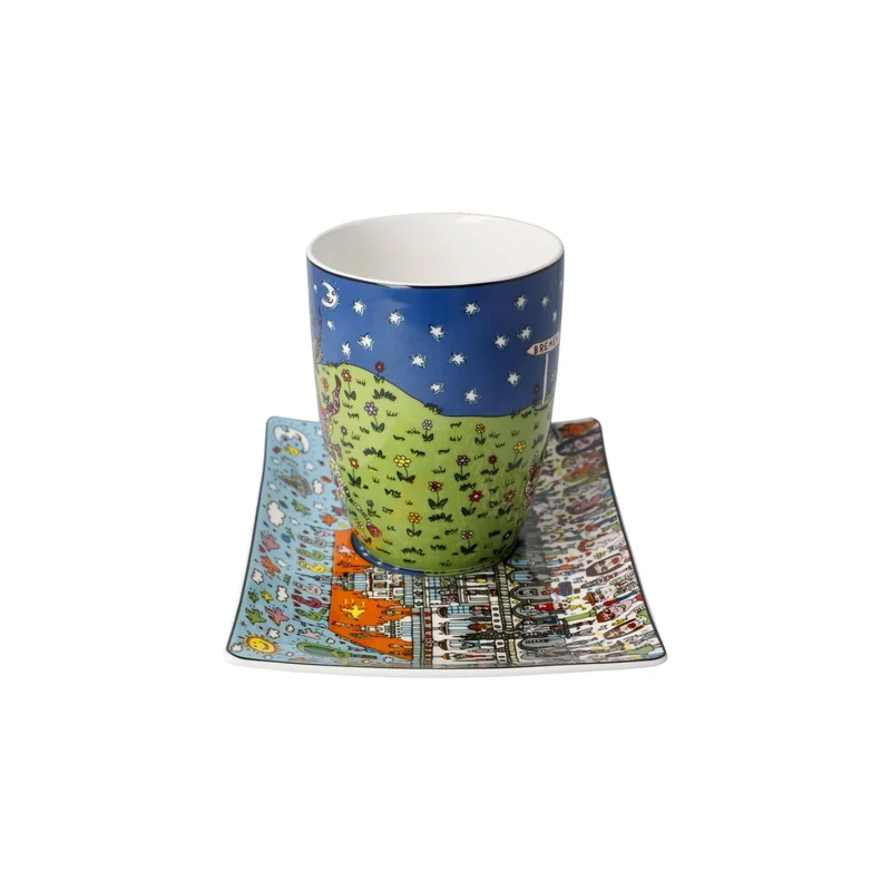 James Rizzi - All Roads Lead to Bremen, Goebel, Künstlertasse, 2024