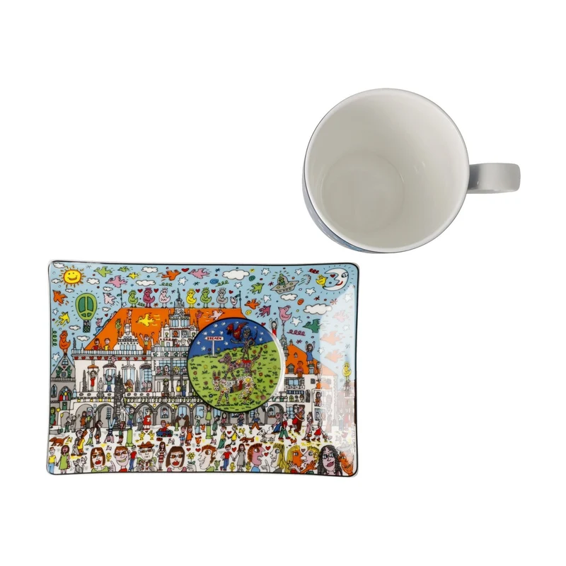 James Rizzi - All Roads Lead to Bremen, Goebel, Künstlertasse, 2024