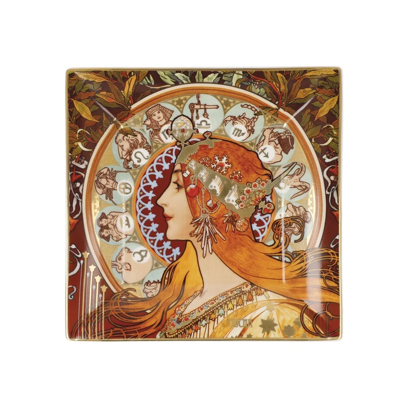 Alphonse Mucha - Sternzeichen, Goebel, Schale, 2024