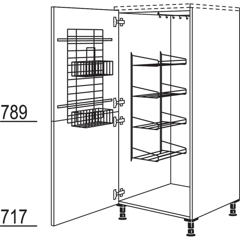 nobilia Besen-/ Geräteschrank HDB40 40 cm