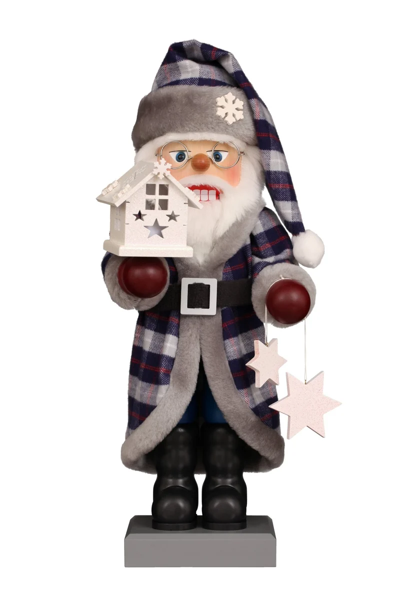 Ulbricht 'Nussknacker Weihnachtsmann mit Lichterhaus - 48,0cm' 2025 limitiert