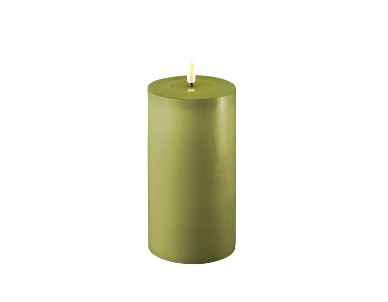 LED-Stumpenkerze 20 cm