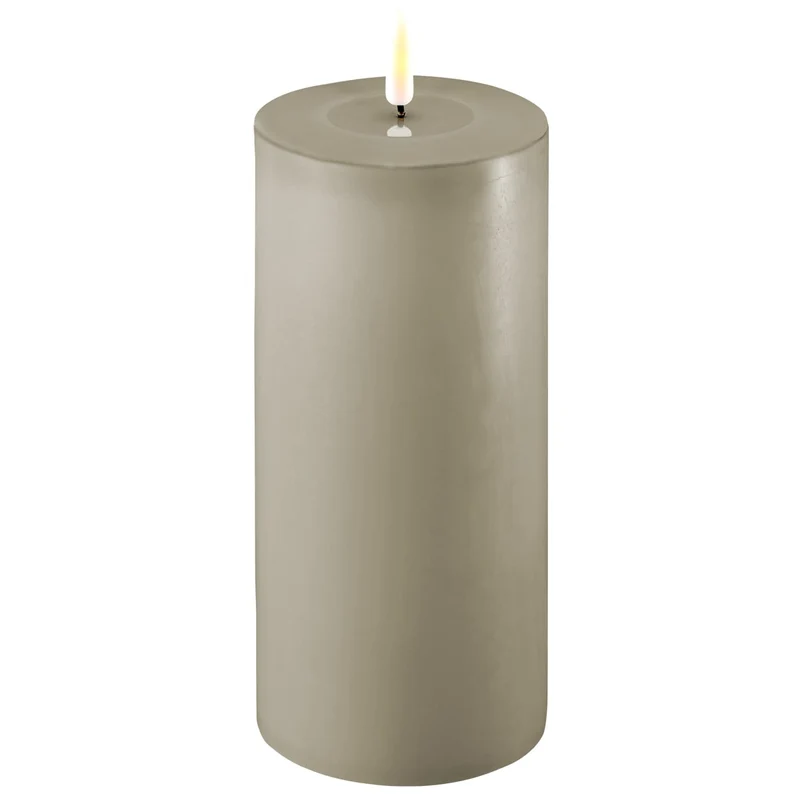 LED-Stumpenkerze 20 cm