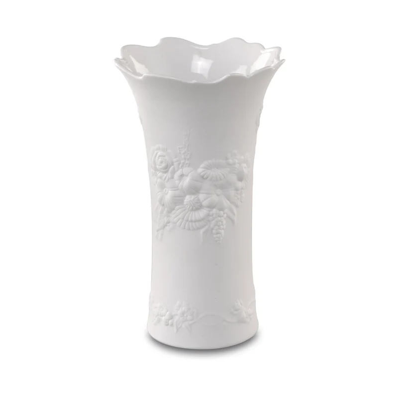 Goebel Kaiser Porzellan Flora, biskuit 'Vase 18 cm - Flora'