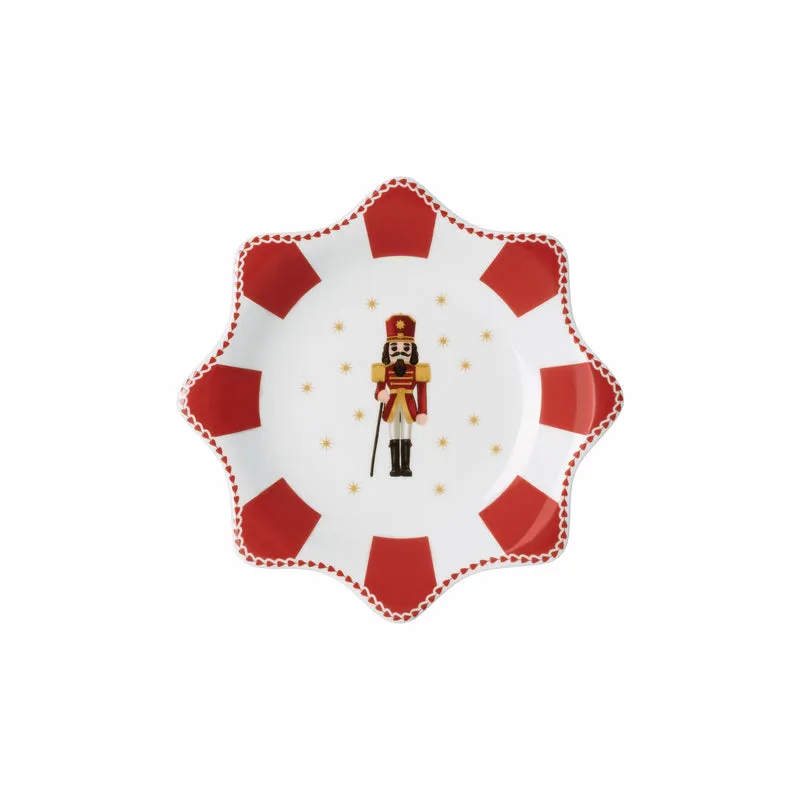 Christmas Love red, Sternschale 20 cm, Hutschenreuther 2025